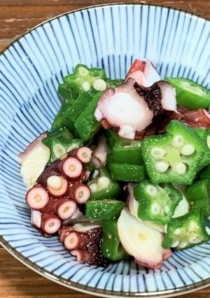 タコとオクラの和風和え-レシピのメイン写真