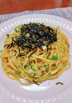 明太子スパゲティ-レシピのメイン写真