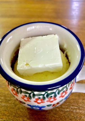 米粉マグカップケーキ（マンゴーカルピス）-レシピのメイン写真