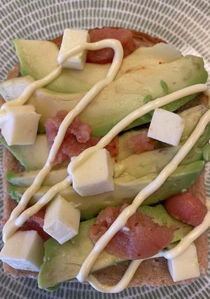 明太アボカドトースト-レシピのメイン写真
