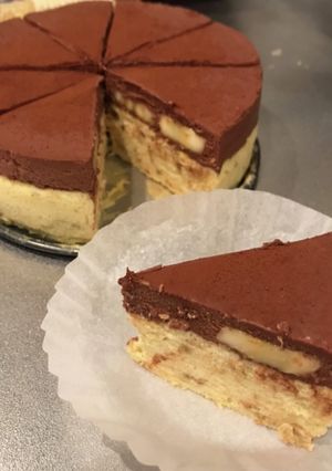 バナナスフレチョコムースケーキ-レシピのメイン写真
