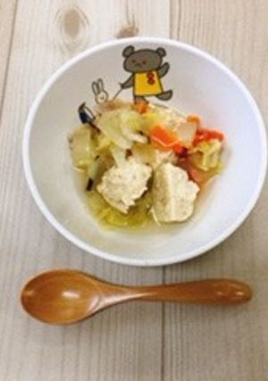 豆腐団子のスープのアレンジ12～18か月-レシピのメイン写真