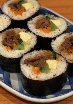 キンパ～韓国風海苔巻き～[豆板醤]-レシピのメイン写真