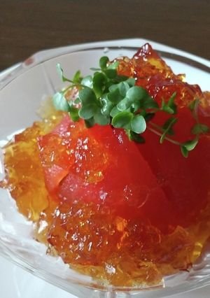 丸ごとトマトのサラダ-レシピのメイン写真
