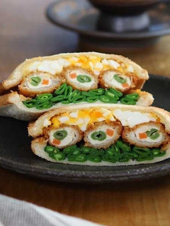 鶏ささみ野菜巻で簡単ホットサンド!-レシピのメイン写真