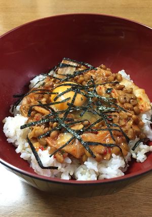 混ぜるだけ！W発酵パワー丼-レシピのメイン写真