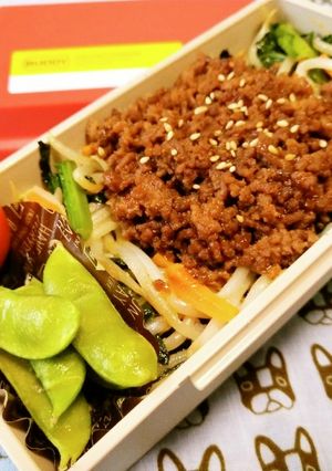 男子高校生お弁当(38)ビビンバ丼-レシピのメイン写真
