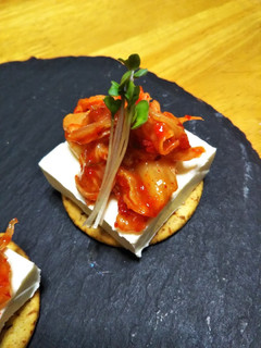 キムチとクリームチーズの簡単おつまみ-レシピのメイン写真