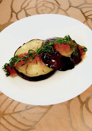 【野菜ソムリエ】素揚げ賀茂なすジュレかけ-レシピのメイン写真
