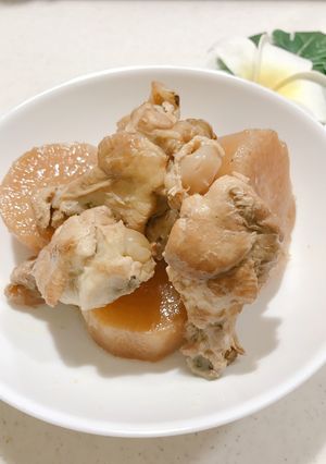 【簡単】手羽元と大根の味ポン酢煮-レシピのメイン写真