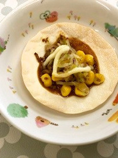 お好み焼き(餃子の皮)-レシピのメイン写真