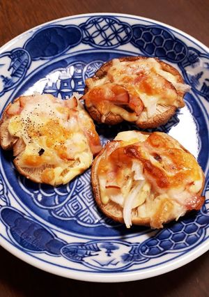椎茸のベーコンチーズ焼き-レシピのメイン写真