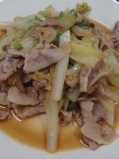 白菜と豚肉のにんにく醤油炒め-レシピのメイン写真