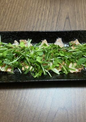 明太炙りサーモン-レシピのメイン写真