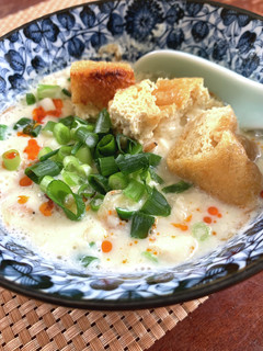 朝に食べたい!台湾風豆乳スープ 豆腐入り-レシピのメイン写真