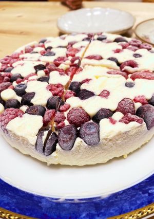 材料3つ 簡単 アイスクリームケーキ☻-レシピのメイン写真