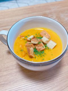 レンジで簡単* カボチャのポタージュ-レシピのメイン写真