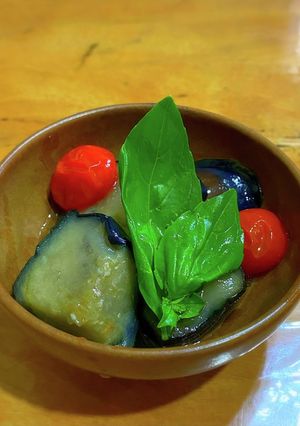 ナスとミニトマトの洋風煮浸し-レシピのメイン写真