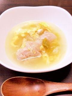 手羽元の参鶏湯風スープ-レシピのメイン写真