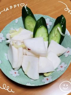 あっさり【かぶと胡瓜の浅漬け】-レシピのメイン写真