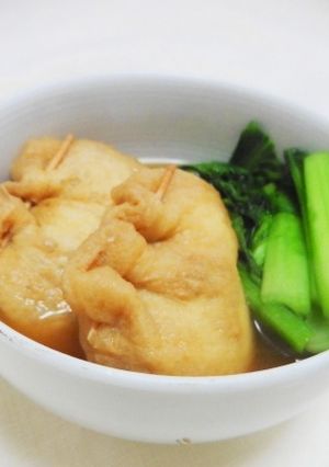 舞茸とツナの洋風巾着煮-レシピのメイン写真