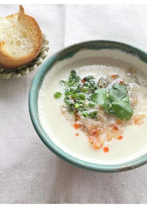 レンジで！鹹豆漿風スープ-レシピのメイン写真