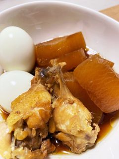 手羽元と大根の煮物 電気圧力鍋-レシピのメイン写真