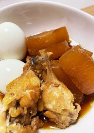 手羽元と大根の煮物 電気圧力鍋-レシピのメイン写真