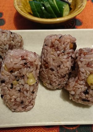 十五穀米揚げ玉オイル結び-レシピのメイン写真