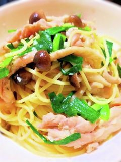 せせりとしめじの柚子胡椒パスタ-レシピのメイン写真