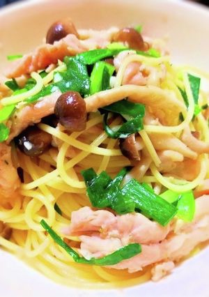 せせりとしめじの柚子胡椒パスタ-レシピのメイン写真