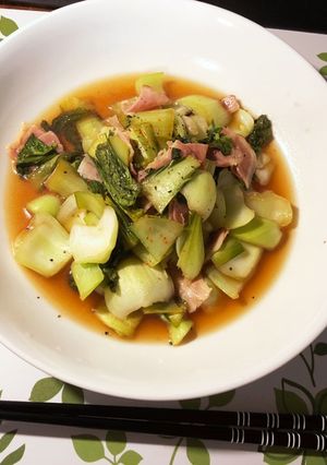 さっぱりと、ゆずポン青梗菜-レシピのメイン写真