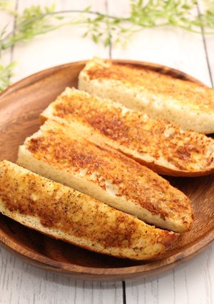 簡単！ガーリック醤油フランス-レシピのメイン写真