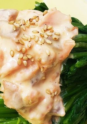 お年寄り絶賛シリーズ☆ほうれん草・麹鮭☆-レシピのメイン写真