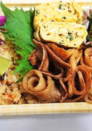 【夫婦弁当51】豚バラ照焼とインゲン-レシピのメイン写真