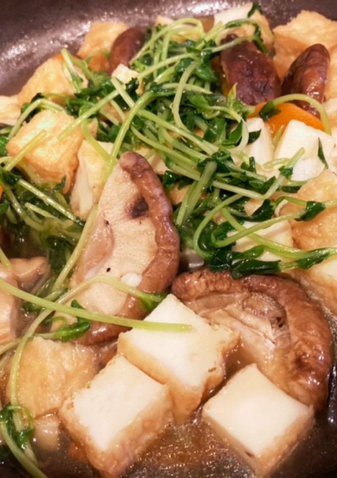 豆苗と厚揚げの中華あん-レシピのメイン写真
