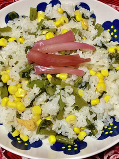 大根菜とコーンの混ぜご飯-レシピのメイン写真