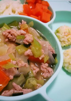 手づかみ食べに！好きな野菜で中華煮！-レシピのメイン写真