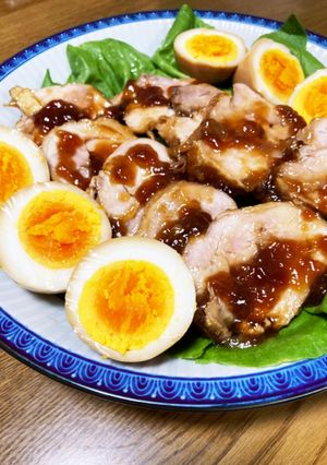 圧力鍋で簡単☆鶏モモチャーシュー-レシピのメイン写真