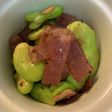 簡単♪そら豆とベーコンのニンニク炒め