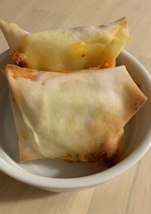 揚げないキムチーズ春巻き-レシピのメイン写真