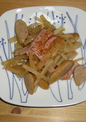 大根とウインナーのきんぴら風-レシピのメイン写真