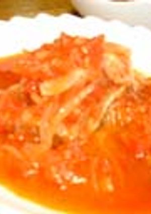 トマトスープ（キャベツと豚肉の重ね煮こみ）-レシピのメイン写真