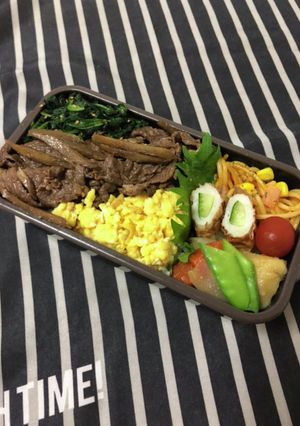 男子高校生弁当5/19牛肉のしぐれ煮弁当-レシピのメイン写真