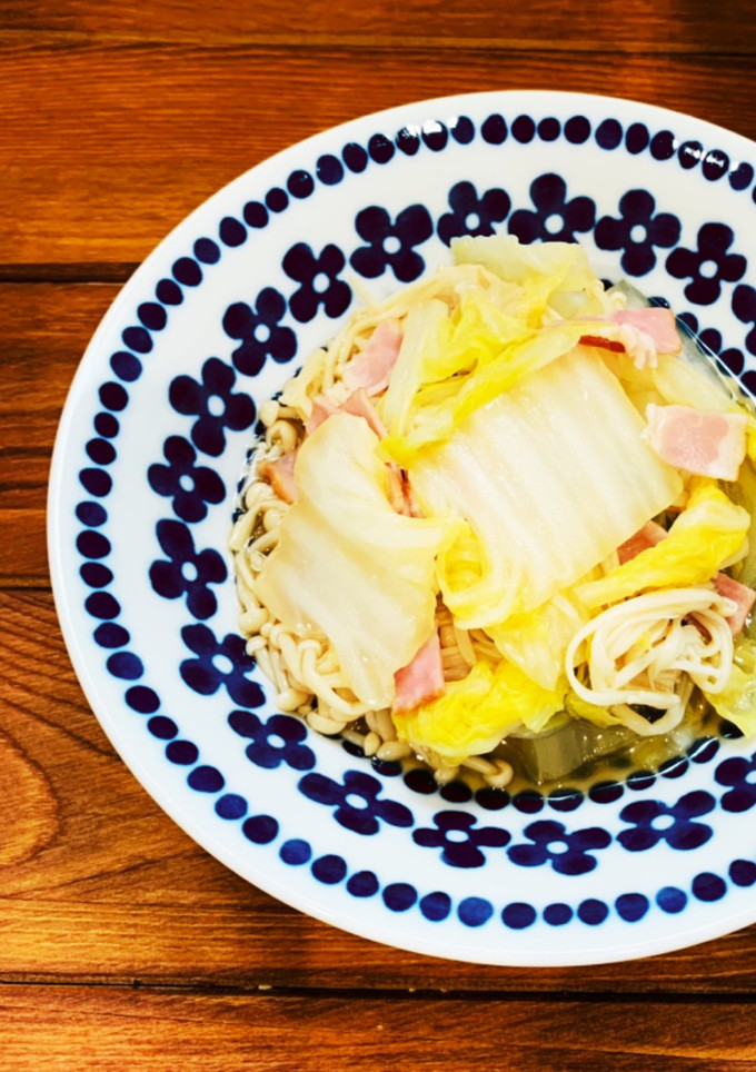 簡単えのきと白菜の蒸し煮-レシピのメイン写真