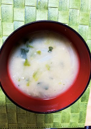 しもん芋の粉末入り お味噌汁-レシピのメイン写真