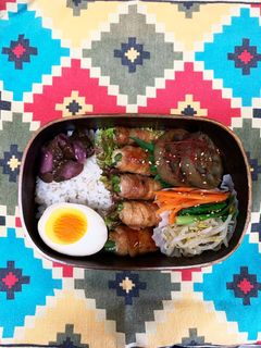 いんげんの肉巻き弁当 〜高校生男子弁当〜-レシピのメイン写真