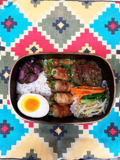 いんげんの肉巻き弁当 〜高校生男子弁当〜-レシピのメイン写真