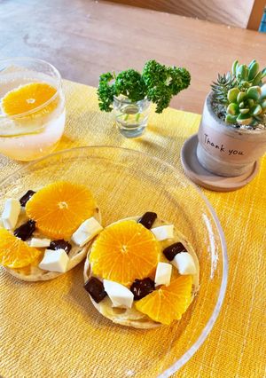 フルーツとチーズのご褒美トースト-レシピのメイン写真