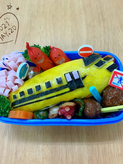 ドクターイエロー 、キャラ弁-レシピのメイン写真